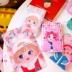 Dễ thương cô gái gói thẻ phim hoạt hình mềm chị hộ chiếu túi sinh viên Hàn Quốc da nữ du lịch túi tài liệu đa chức năng ví
