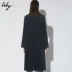 Lili lily nữ 2018 mùa đông mới bằng len lông cừu áo khoác nữ dài 118400F1554 - Trung bình và dài Coat
