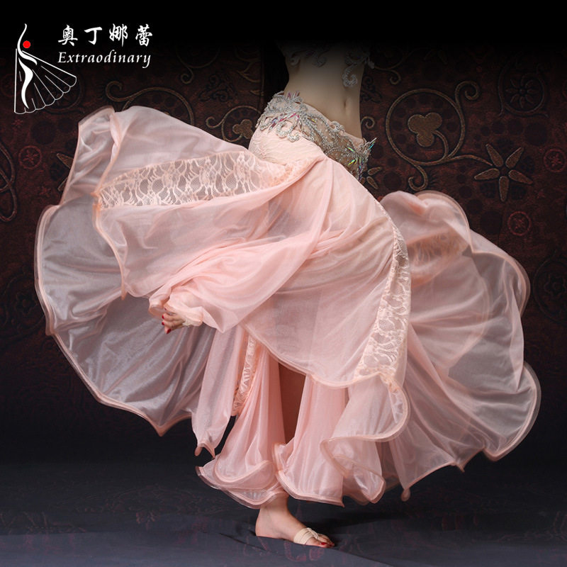 NEW Luxury Lace Professional Belly Dancing Costumes Big Skirt + Safe Short Pants eBay