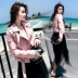 Mùa xuân và mùa thu 2019 da mới dành cho nữ ngắn phiên bản Hàn Quốc của áo khoác da tự chế pu tự chế cộng với áo khoác nhung màu hồng đen - Quần áo da áo khoác da nữ cá tính Quần áo da