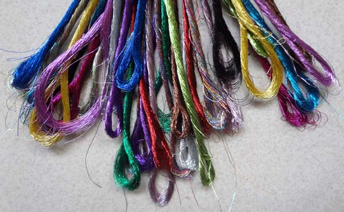 SU Embroidery DIY набор для вышивки младшие инструменты Руководящий материал Руководство для вышивки Fine Caleee Линия всего 15 вариантов цвета
