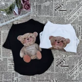 Летняя тонкая хлопковая футболка, брендовая летняя одежда