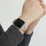Новая тонкая фарфоровая пряжка бабочки подходит для Apple Watch S9 ремешок d -типа металлическая ниша AppleWatch8se