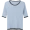 [66 nhân dân tệ mới] Van Gogh Man 2018 mùa xuân và mùa hè mới Slim ngắn tay áo len ngắn vòng cổ áo thun T-Shirt áo khoác len nữ