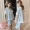 Bộ đồ ngủ mùa hè của phụ nữ Bộ đồ hai dây ngắn tay có thể mặc bên ngoài cotton tươi Hàn Quốc sinh viên gợi cảm phục vụ nhà băng lụa mùa thu