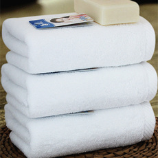Полотенце для гостиницы 孚日洁玉纯白色加厚毛巾纯棉成人酒店毛巾男女家用洗脸毛巾洁面巾