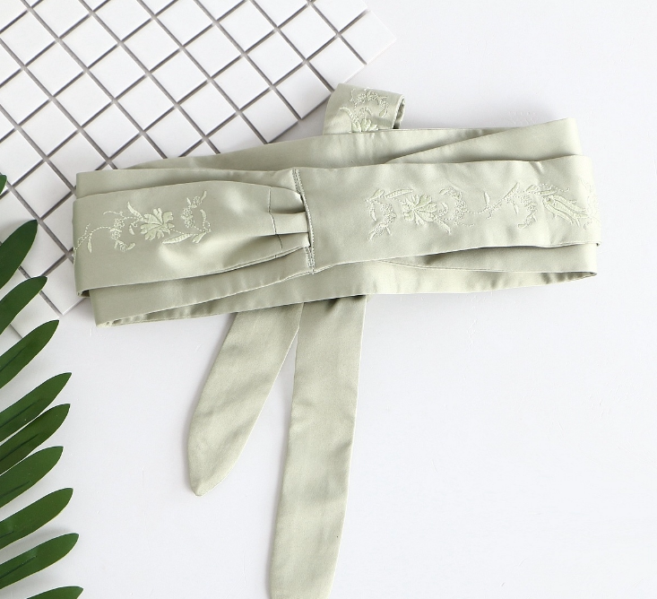 Летний аксессуар, пояс-ремень в стиле ретро, ткань