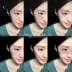 Xuất khẩu sang Dubai! Febble cô gái ba chiều khắc cánh hoa gradient blush rouge điểm nổi bật bột sáng bảng má kryolan Blush / Cochineal