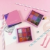 Cô gái Tim Unicorn Bột Ướt Eyeshadow Pan Mermaid Rượu Đỏ Trái Đất Màu Pearlescent Matte Bóng Mắt Đào Trang Điểm bảng mắt dikalu Bóng mắt