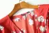 3010 Phiên bản Hàn Quốc 2020V cổ áo in kèn tay áo mùa xuân mới thắt lưng nữ giảm béo khí chất áo sơ mi - Áo sơ mi