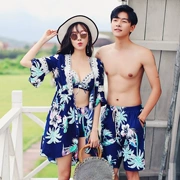 Cặp đôi đồ bơi 2018 mới đi biển Hàn Quốc mẫu đôi cặp đôi đi biển đi biển spa