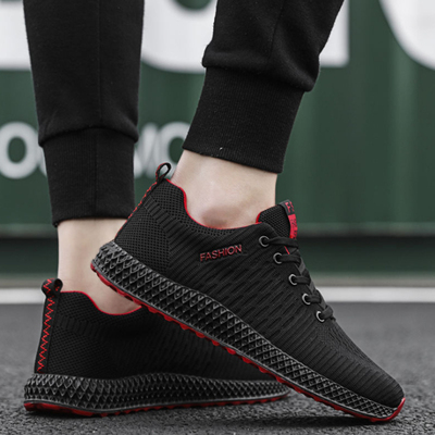 轻便新款网面板鞋情侣透气休闲运动韩版青年潮流夏季网鞋跑步男鞋