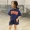 Bộ đồ trẻ em phiên bản Hàn Quốc 2019 hè mới cho bé gái quần short cotton hai dây Bộ đồ ngắn tay cho bé trai lớn - Trang phục dành cho cha mẹ và con