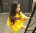 Bộ đồ trẻ em phiên bản Hàn Quốc 2019 hè mới cho bé gái quần short cotton hai dây Bộ đồ ngắn tay cho bé trai lớn - Trang phục dành cho cha mẹ và con Trang phục dành cho cha mẹ và con