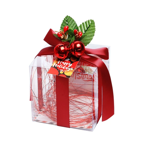 Apple, защитный амулет, квадратная прозрачная подарочная коробка, 5 цветов