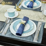 Посуда, бумажные салфетки, комплект, европейский стиль, в американском стиле, легкий роскошный стиль