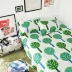 Tây-Tây bông ba mảnh phù hợp với cũ vải thô mat mùa hè bộ đồ giường cotton gấp in canvas