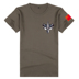 Wu Jing với các lực lượng đặc biệt T-Shirt nam quân đội ngụy trang XL ngắn tay quần áo mùa hè in ấn Trung Quốc cờ tùy chỉnh áo polo gucci Áo phông ngắn