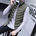 Mùa thu và mùa đông vest nam áo khoác ấm xuống quần áo cotton vest không tay vest nam Hàn Quốc phiên bản của xu hướng của nam giới vest Áo vest cotton