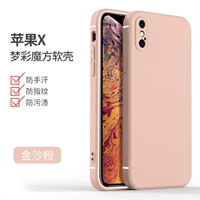 Apple X [Dream Cube Soft Shell] розовый