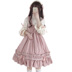 Cô gái mùa xuân và mùa thu Nhật Bản Cô gái mềm mại Lolita Lolita Retro Dress Up Shaper JSK Sling High Eo Dress váy babydoll váy đầm