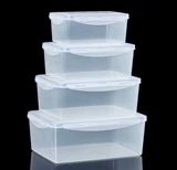 Большая прямоугольная пластиковая коробка для хранения для коммерческого использования, мини-бокс, ланч-бокс