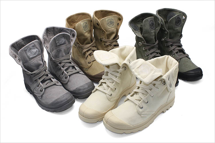 帕拉丁男鞋 高帮翻帮帆布鞋 palladium 代购 正品 时尚 休闲短靴-便宜