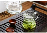 Толстая жара -Устойчивая стеклянная полукрессия с фильтрацией чайной чашки Утечка в офис зеленый чай Личный чай