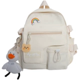 Tide, рюкзак, белая оригинальная сумка через плечо, милый вместительный и большой ранец, в корейском стиле