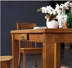 Ưu đãi đặc biệt Đồ nội thất bằng gỗ Bàn ăn và ghế gỗ nguyên khối Bàn ăn gỗ sồi kết hợp Bàn ăn hình chữ nhật 825 - Bộ đồ nội thất Bộ đồ nội thất