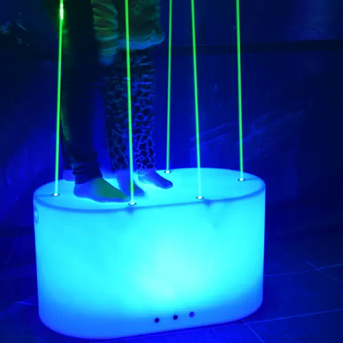 Творческий светодиодный лазерный сцену ночной квадратный бар, прыжок, перемещение точка сцены Ktv di Bar Beauty Jumping Stage