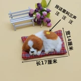 Симуляция будет называться тканью плюшевой спящей собакой Статический дом для дома