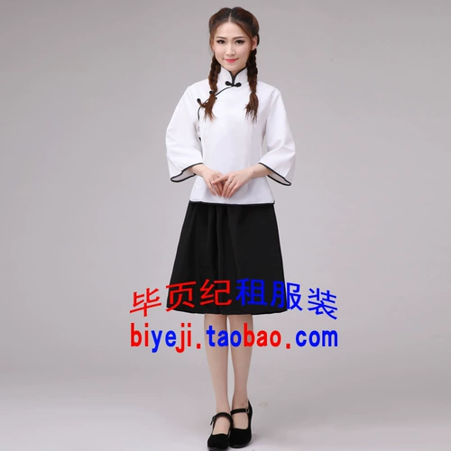 Китайская одежда для подружек невесты Жонганская одежда в школе грабительна для халата и поддержанных.