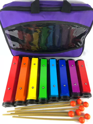 Бесплатная доставка Olff Family Music Music Professional Professional Eight Voice Aluminum Board Sound Brick Blocks 8 Tap Piano и Piano Piano