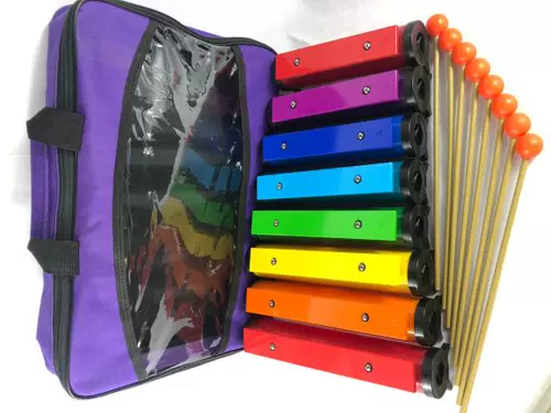 Бесплатная доставка Olff Family Music Music Professional Professional Eight Voice Aluminum Board Sound Brick Blocks 8 Tap Piano и Piano Piano