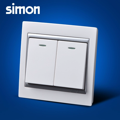 Simon Switch 58 Series Series Second -Open Fluorescent Fluorescent S51021BY Панель Simon Switch Socket