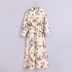 Phúc lợi! 2018 mùa xuân mới cardigan lỏng mỏng hoa kem chống nắng quần áo của phụ nữ dài voan áo gió áo khoác mẫu áo khoác đẹp Trench Coat
