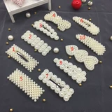 Брендовые детские шпильки для волос из жемчуга, аксессуар для волос, популярно в интернете, в корейском стиле, подарок на день рождения