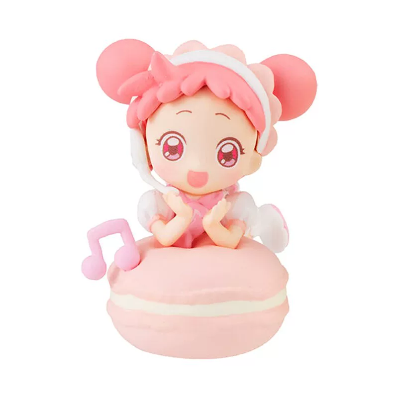 [Spot] Bandai Gacha Little Witch Doremi Ganca Reward 2 Flying Bird Peach Hand Playing Decoration