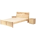 Tất cả rắn giường gỗ thông giường giường đơn 1,2m 1,35 m con cao giường hiện đại gỗ nhỏ gọn hộp đôi 1.8 - Giường giuong ngu dep Giường