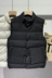 19 mùa đông mới không tay xuống cổ áo bông vest vest nam xu hướng áo khoác cotton - Dệt kim Vest vest nam hàn quốc Dệt kim Vest