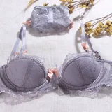 Сексуальный бюстгалтер, комплект, нижнее белье, европейский стиль, с вышивкой