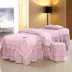 Hàn Quốc màu rắn bông vẻ đẹp giường bao gồm bốn bộ thẩm mỹ viện chuyên dụng spa massage giường tùy chỉnh