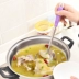 Đồ dùng nhà bếp Đồ Dùng Nhà Bếp Thìa Thép Không Gỉ Màu xử lý Thìa Lẩu Súp Spoon Colander Dày Dài xử lý Spoon Chao Súp Spoon D