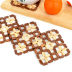 Nhật bản-phong cách tre placemat cách nhiệt pad vuông bộ đồ ăn tấm bảng pad pad chống nóng pad nồi pad bát mat bảng mat Đồ ăn tối