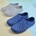 Giày Sandal Nhựa Cho Nữ Mùa Hè Thoáng Khí Rỗng Y Tá Giày Lỗ Trắng Của Mẹ Giày Đi Biển Giày Bốt Đi Mưa dép đi biển 