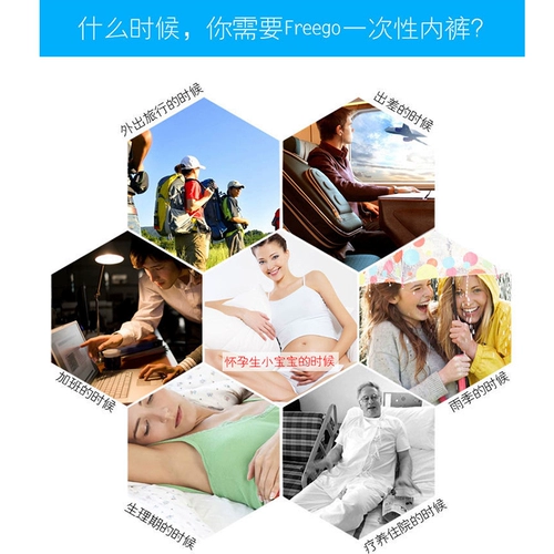 Одноразовые мужские и женские путешествия свободы могут свободно стирать шорты стерилизации и материнскую гинекологию после удержания праздничных трусиков