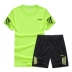 Thể thao phù hợp với nam giới mùa hè ngắn tay T-Shirt khô nhanh thể thao chạy phòng tập thể dục quần áo thể thao giản dị mỏng