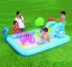 Lớn trẻ em phim hoạt hình động vật biển cá heo có thể phun nước inflatable bơi chơi đồ chơi nước hồ bơi bóng hồ bơi trượt lâu đài đồ chơi thả bể bơi Bể bơi / trò chơi Paddle