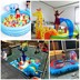 Chính hãng lớn theo dõi động vật phim hoạt hình con voi rắn phun nước inflatable bơi chơi đồ chơi nước bóng hồ bơi trượt lâu đài bể bơi phao 1m2 Bể bơi / trò chơi Paddle